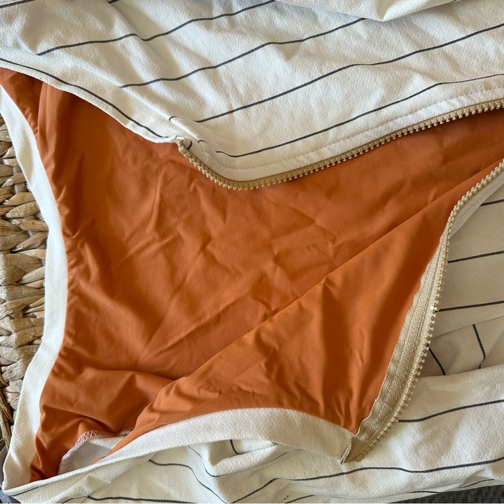 Boys and Arrows One piece Striped White Long Sleeve Bodysuit - Picture 7 of 10